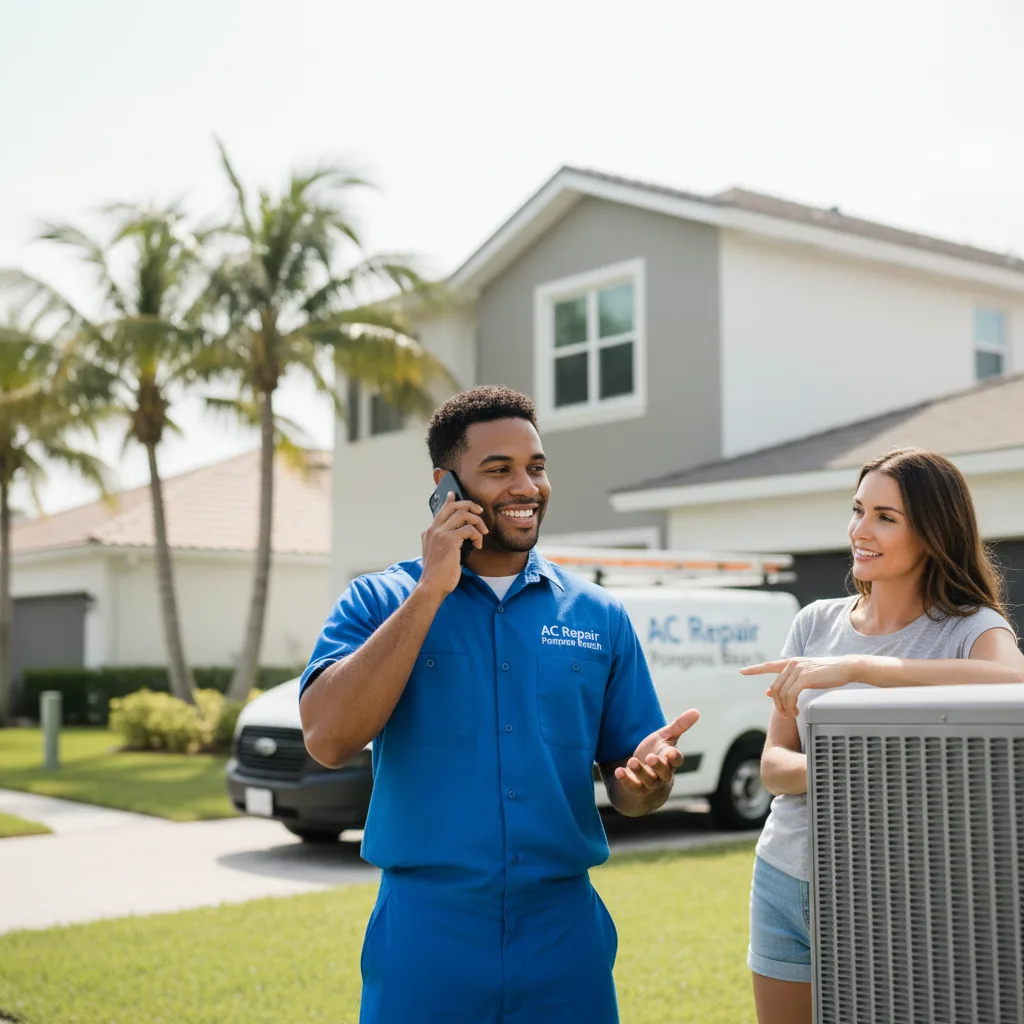 AC Repair Pompano Beach customer support in Upper Darby